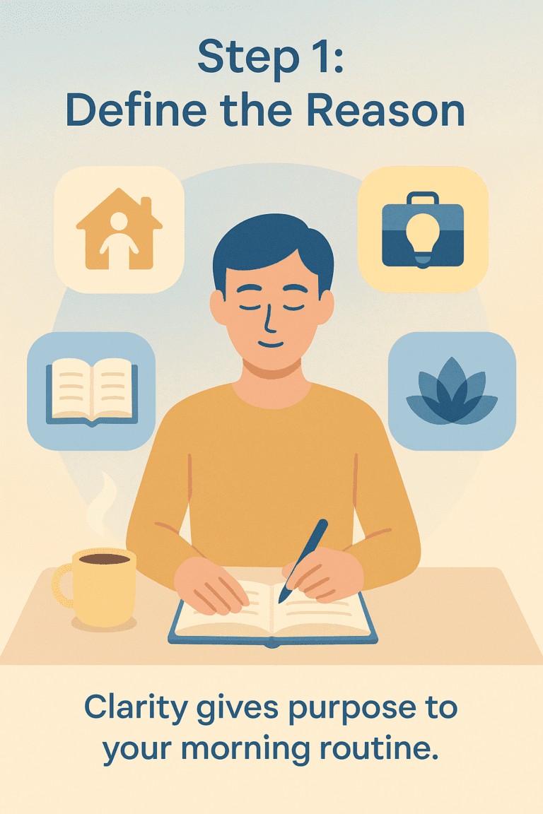 How to Start a Morning Routine for Mental Clarity 2 define reason