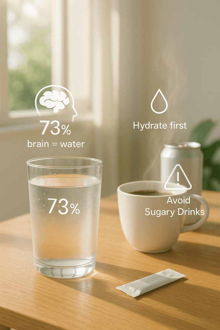 How to Start a Morning Routine for Mental Clarity 4 water