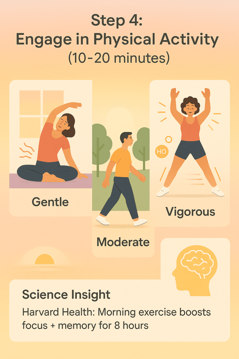 How to Start a Morning Routine for Mental Clarity 5 physical activity