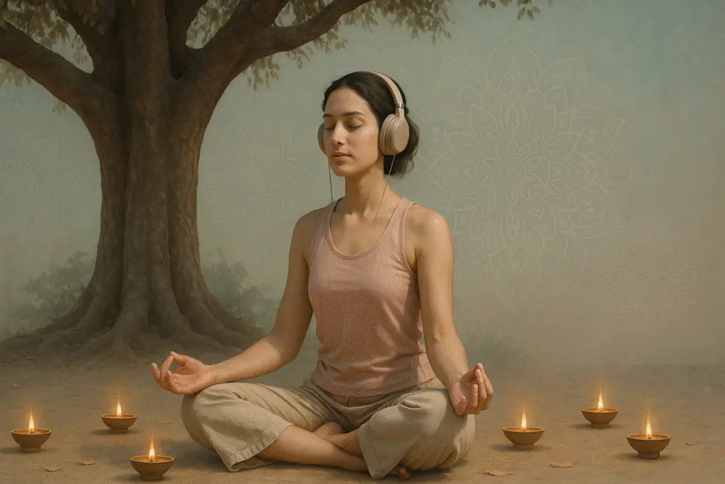 10 Best Meditation Podcasts to Calm Your Mind in 2025 | Indian & Global Picks 80 Featured image meditation