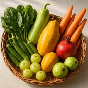 How to Reduce Inflammation Through Diet 68 Colourful Vegetable Basket