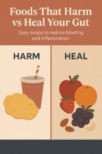 10 Effective Ways to Improve Gut Health Without Probiotics 10 Processed vs Healthy