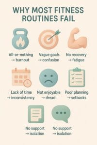 Why Most Fitness Routines Fails