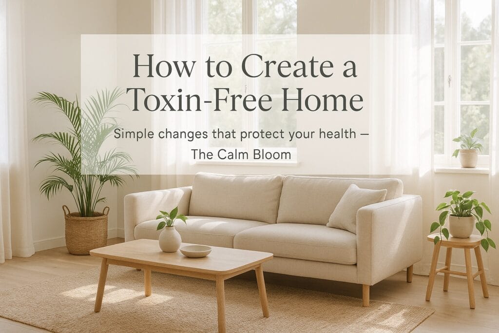 How to Create a Healthy, Toxin-Free Home Environment 1 Toxin-Free Home