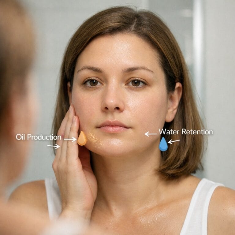 Skin and Hair Changes Due to Hormones: What’s Normal and What’s Not. 3 20260107 2228 Reflective Skincare Study simple compose 01kecp9q4sfnh9fjt0j6caf6ze