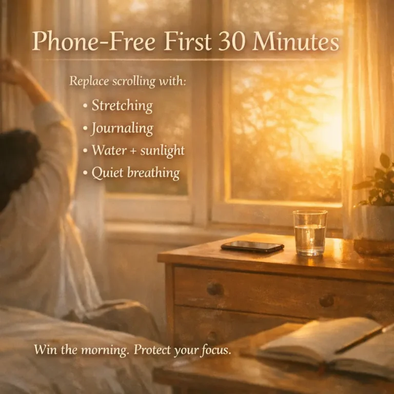 Create Phone Free Mornings