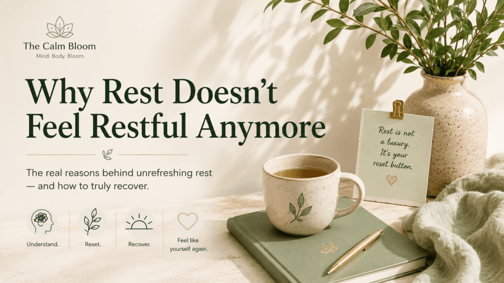 Why Rest Doesn’t Feel Restful Anymore? 1 Why Rest Doesn't Feel Restful Anymore: 5 Hidden Recovery Killers