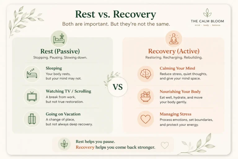 Rest Vs Recovery