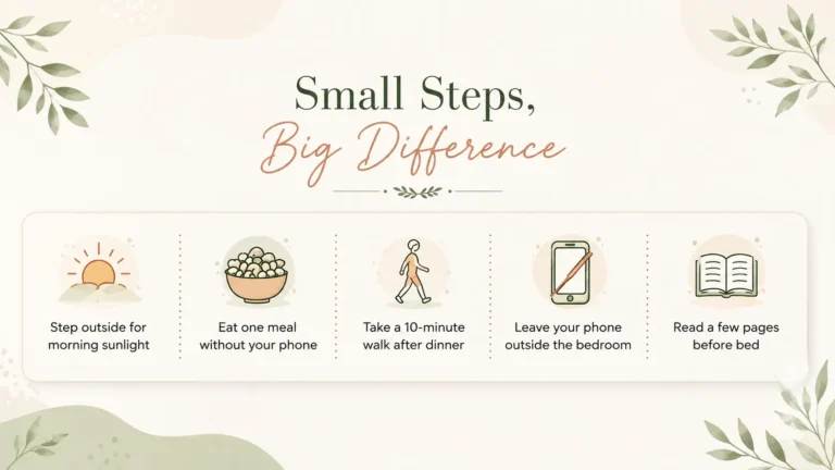 Small Habits That Help You Recover