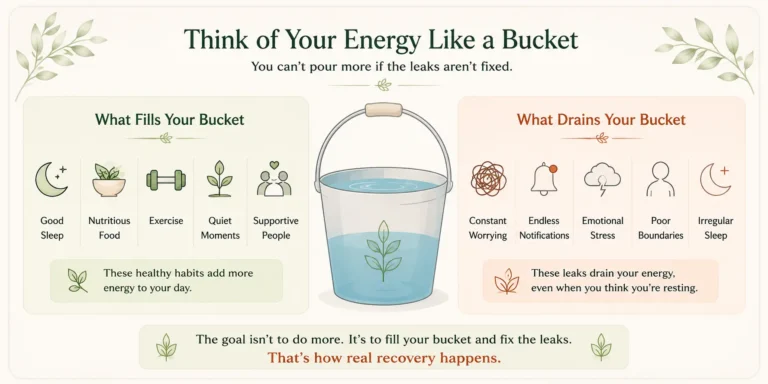 Think of Your Energy Like a Bucket
